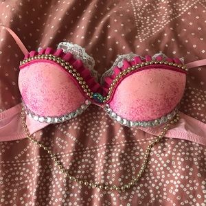 Princess peach rave bra! Size 34b